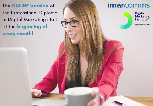 The Online Version of the Professional Diploma in Digital Marketing Starts Every Month